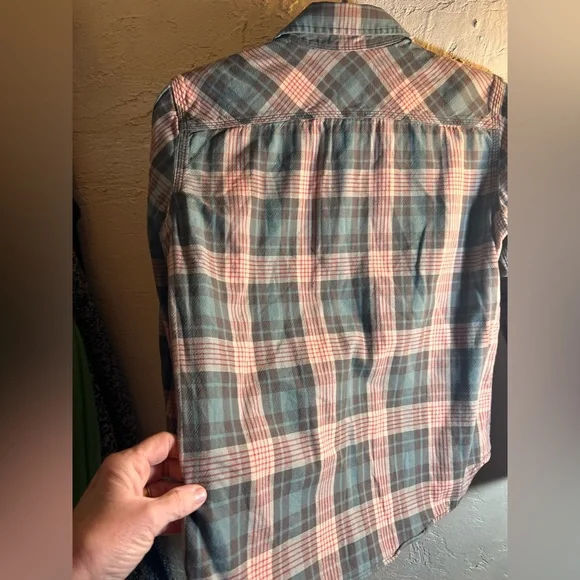 RRL Vintage Ralph Lauren Multicolor Plaid Cotton Shirt size 3 Medium - Picture 10 of 14